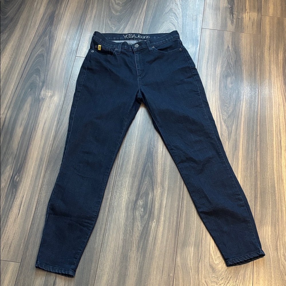 EUC- Size 29 Yoga Jeans-Women's Dark Blue Ankle Jeans